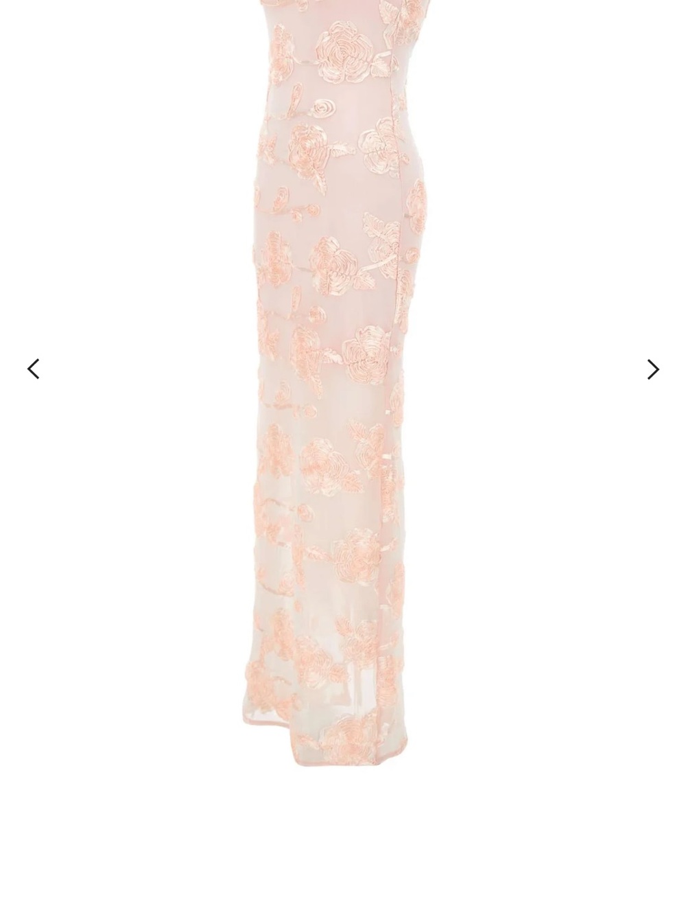 ROTATE BIRGER CHRISTENSEN 3D FLOWER MESH TUBE DRESS | Size M